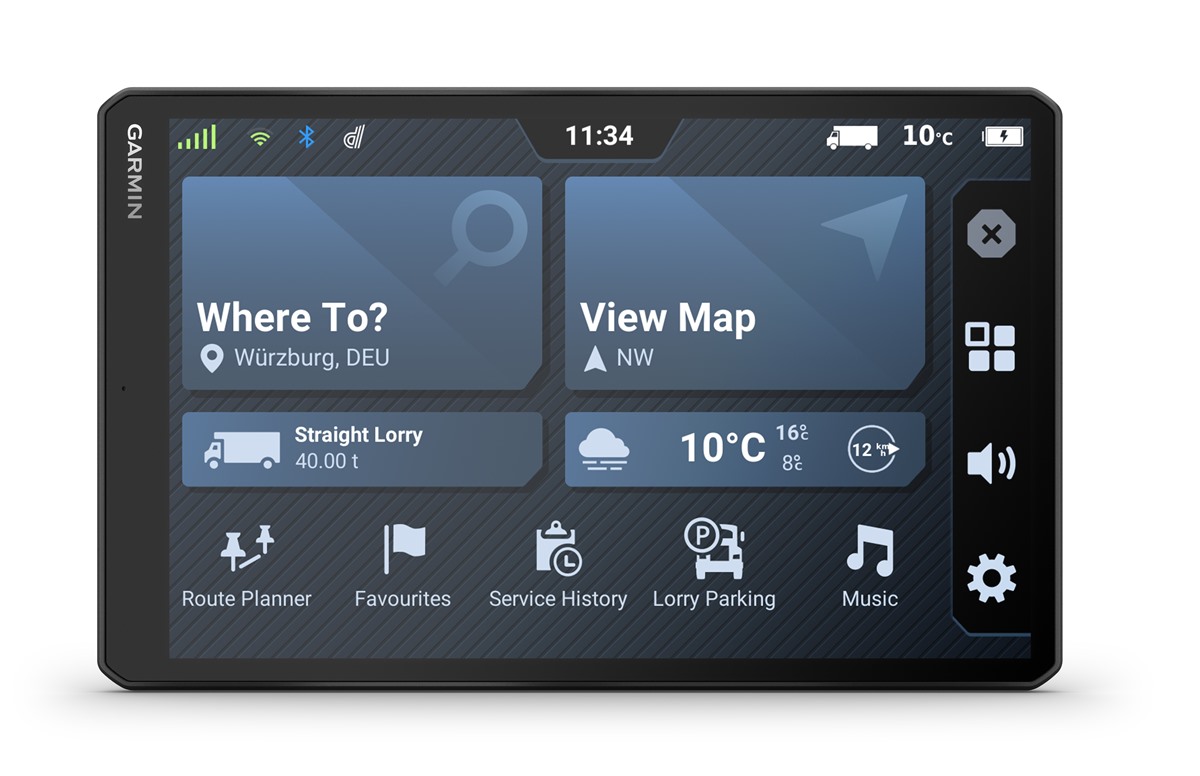zdjęcie nawigacji garmin do ciężarówek dēzl LGV1020