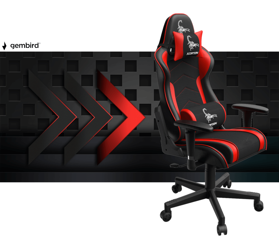 Gembird scorpion gaming online chair