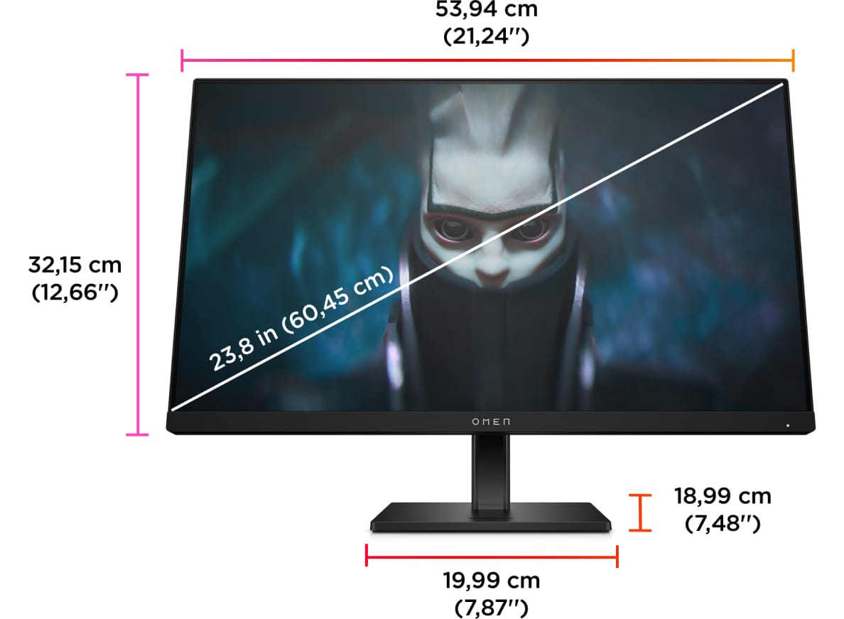 HP MONITOR GAMINGOWY OMEN 24
