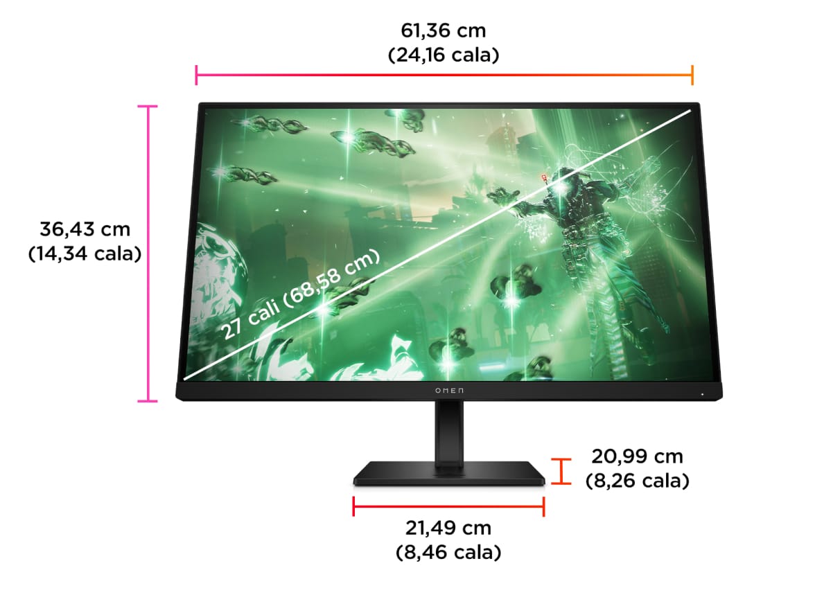 HP MONITOR GAMINGOWY OMEN 27Q