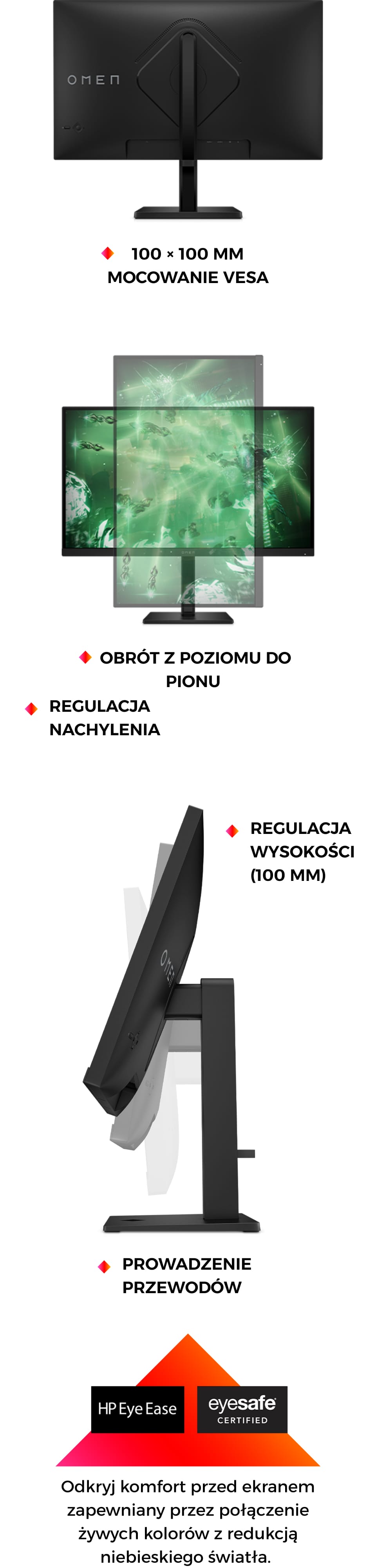 HP MONITOR GAMINGOWY OMEN 27Q