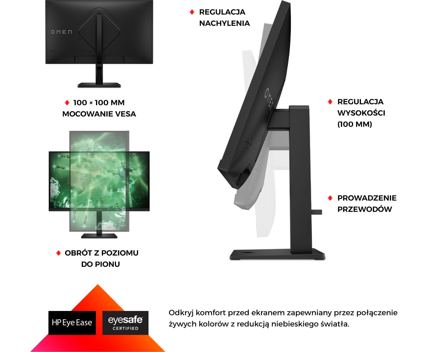 HP MONITOR GAMINGOWY OMEN 27Q