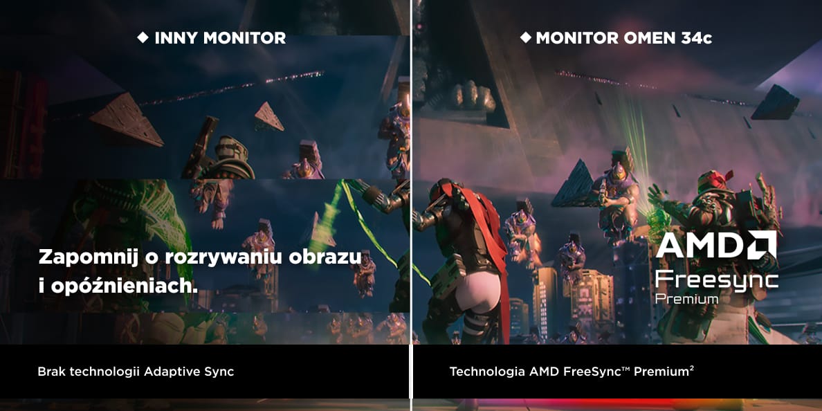 HP MONITOR GAMINGOWY OMEN 34c