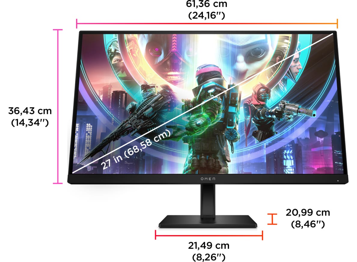 HP MONITOR GAMINGOWY OMEN 27QS