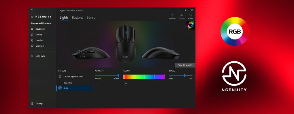HP Mouse Pulsefire Haste 2