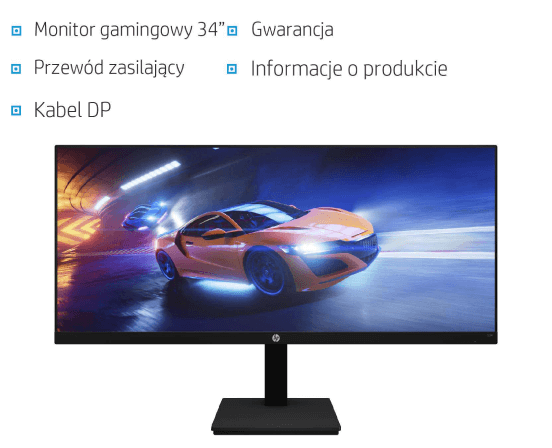 HP X34 WQHD ゲーミングディスプレイ | 日本HP