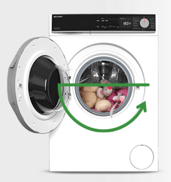 Sharp Washing Machine ES-SFB712YWB-PL