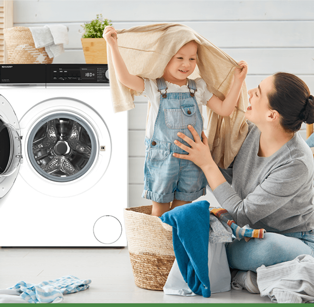 Sharp Washing Machine ES-SFB712YWB-PL