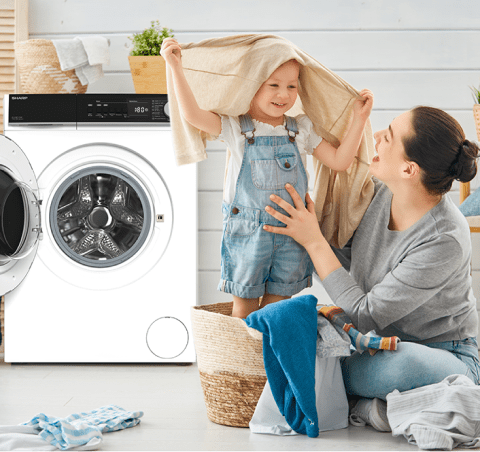 Sharp Washing Machine ES-SFB712YWB-PL