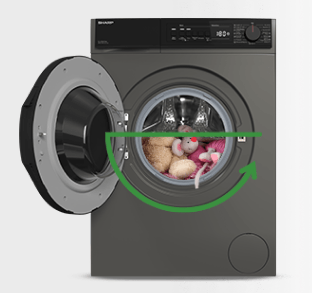 Sharp Washing Machine ES-SFB812YAA-PL