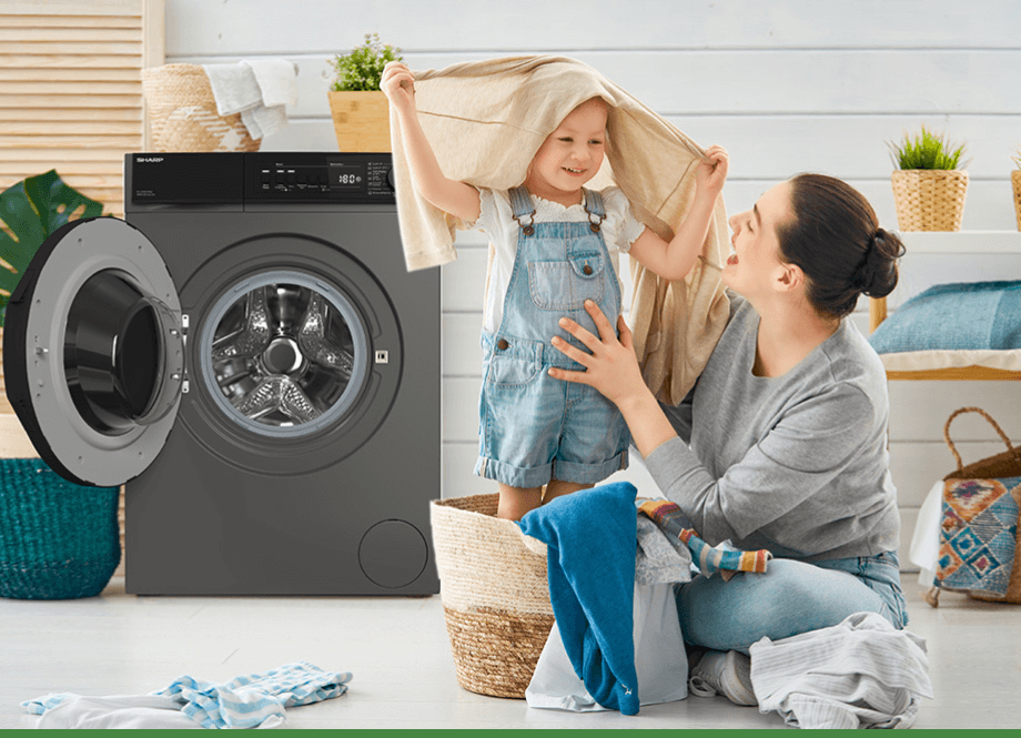 Sharp Washing Machine ES-SFB812YAA-PL