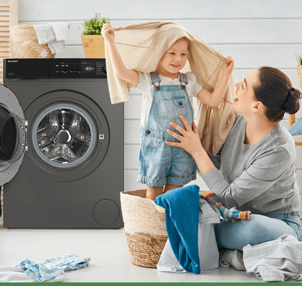 Sharp Washing Machine ES-SFB812YAA-PL