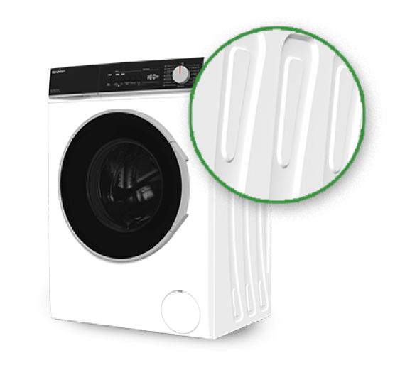 Sharp Washing Machine ES-SFB812YWA-PL