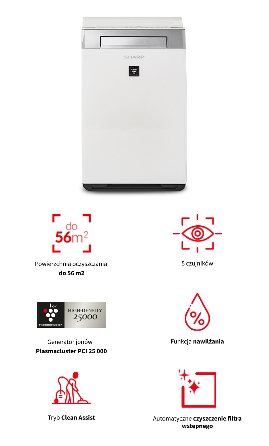 Sharp Air purifier KI-G75EU-W