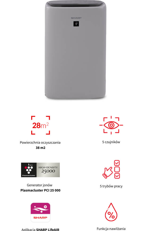 Sharp Air purifier KI-N42EU-L