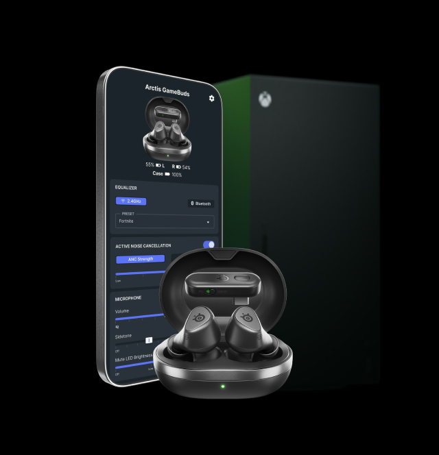 Słuchawki bezprzewodowe z mikrofonem SteelSeries Arctis GameBuds