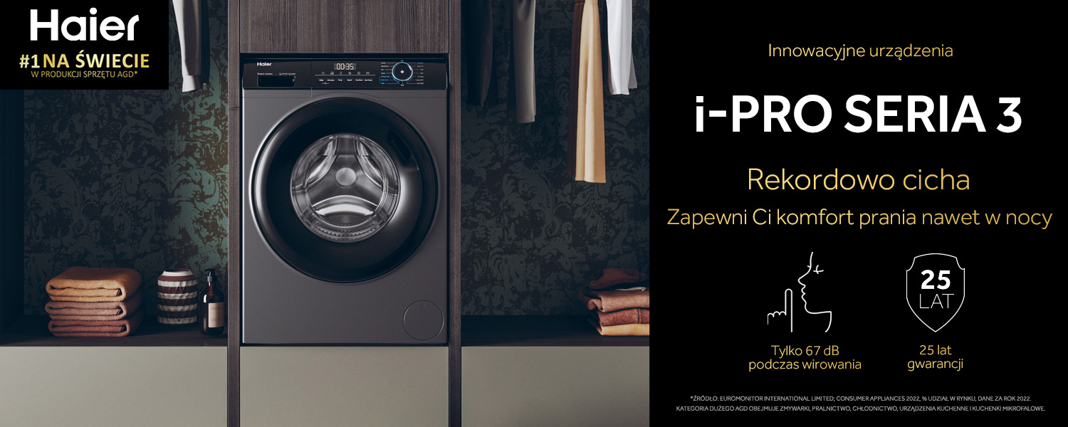 Pralka Haier i-Pro Seria HW90-B14939S8-S