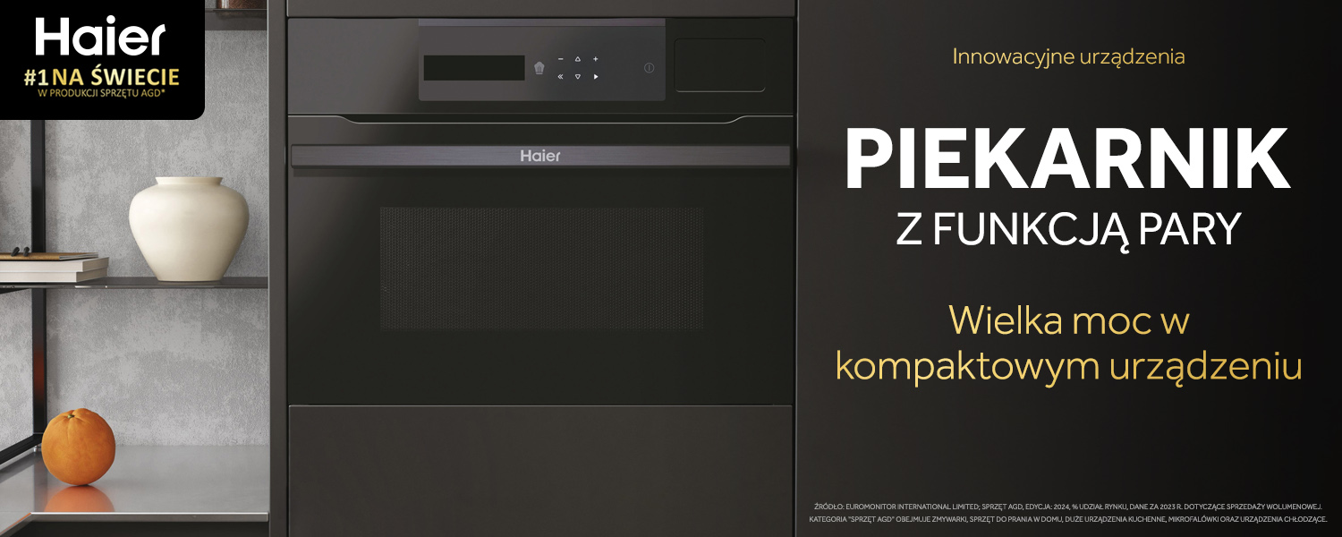 Piekarnik z funkcją pary Haier HWO45NM4SXB1Q