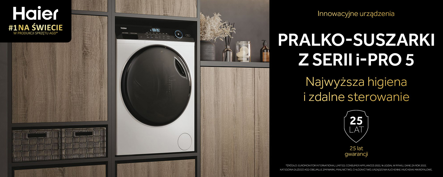 Pralko-suszarka Haier i-Pro 5 HWD80-B14959U1-S