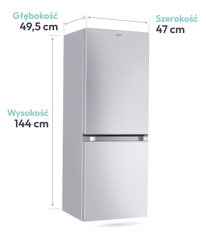 Wymiary Candy CCG1L314ES