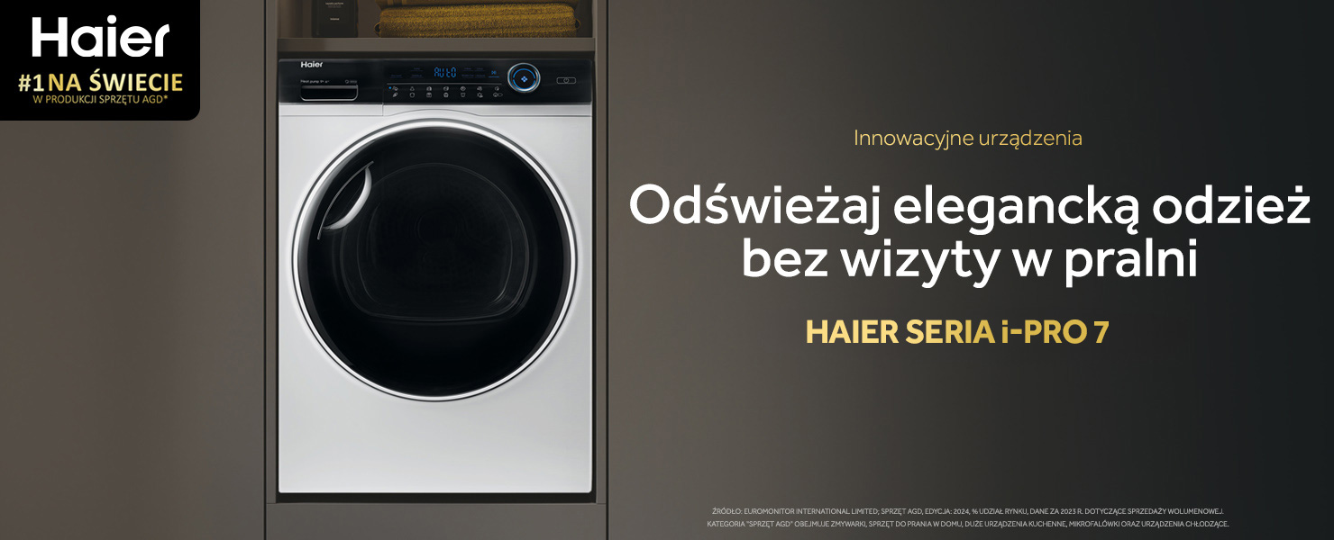 Suszarka Haier i-Pro Shine Seria 7 HD100-A2979N-S
