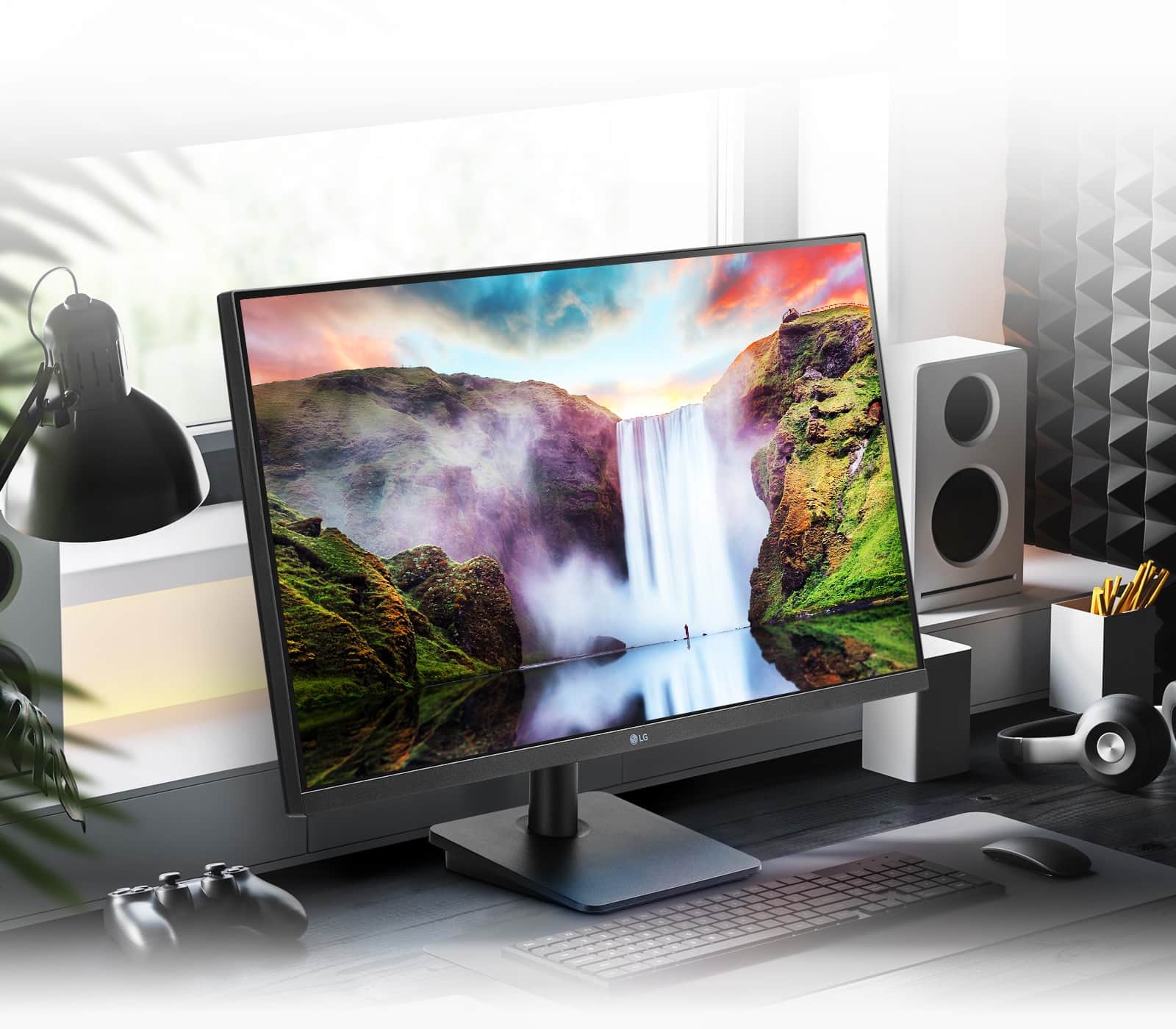 Ekran LG IPS Full HD: Rzeczywiste kolory pod szerokim kątem.