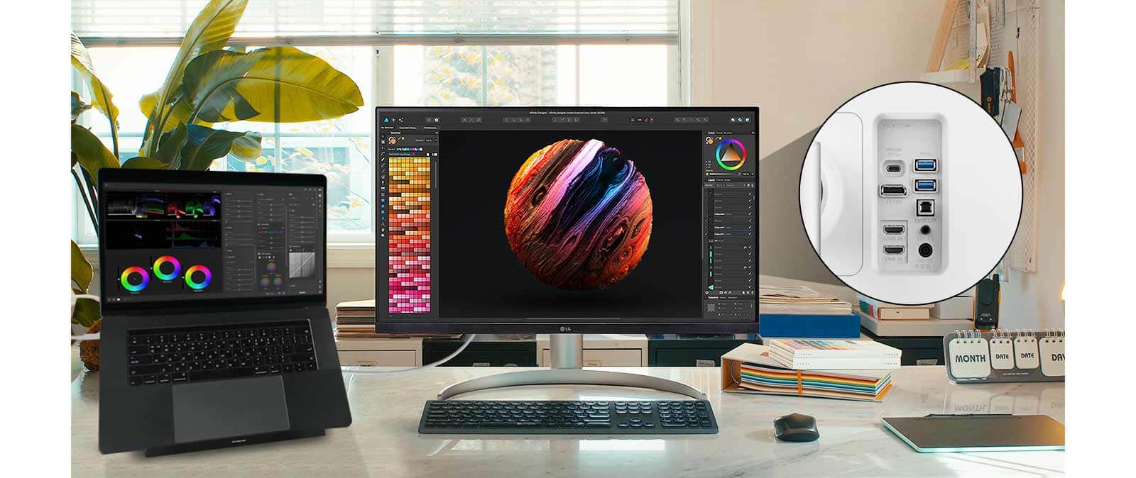 Monitor LG 27UQ850-W 27