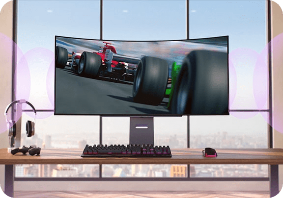 webOS付 LG UltraGear OLED 45GX90SA-B Monitor LG UltraGear 45GX90SA-B 45