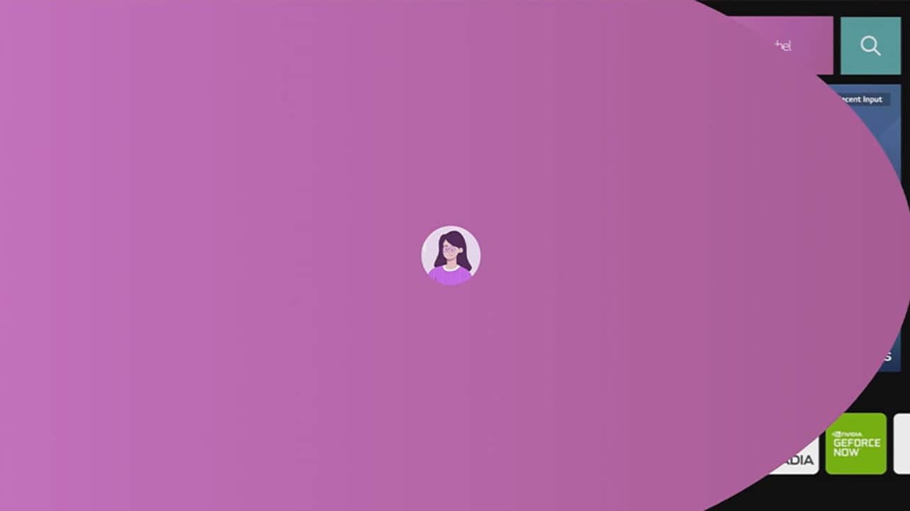 Відео телевізора LG FHD із трьома різними профілями в одному обліковому записі