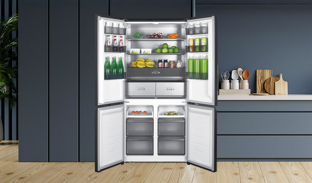 Lodówka MPM SBS 503-SSI-11 Funkcje AI Pełny No Frost 190,2cm