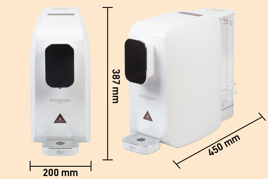ALFA – ergonomiczne wymiary urządzenia