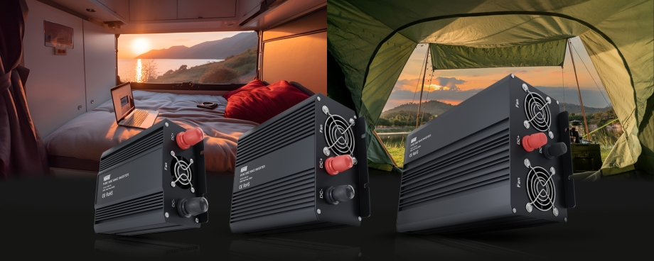 Przetwornica napięcia Newell z czystą sinusoidą - 12 V / 230 V, 300 W
