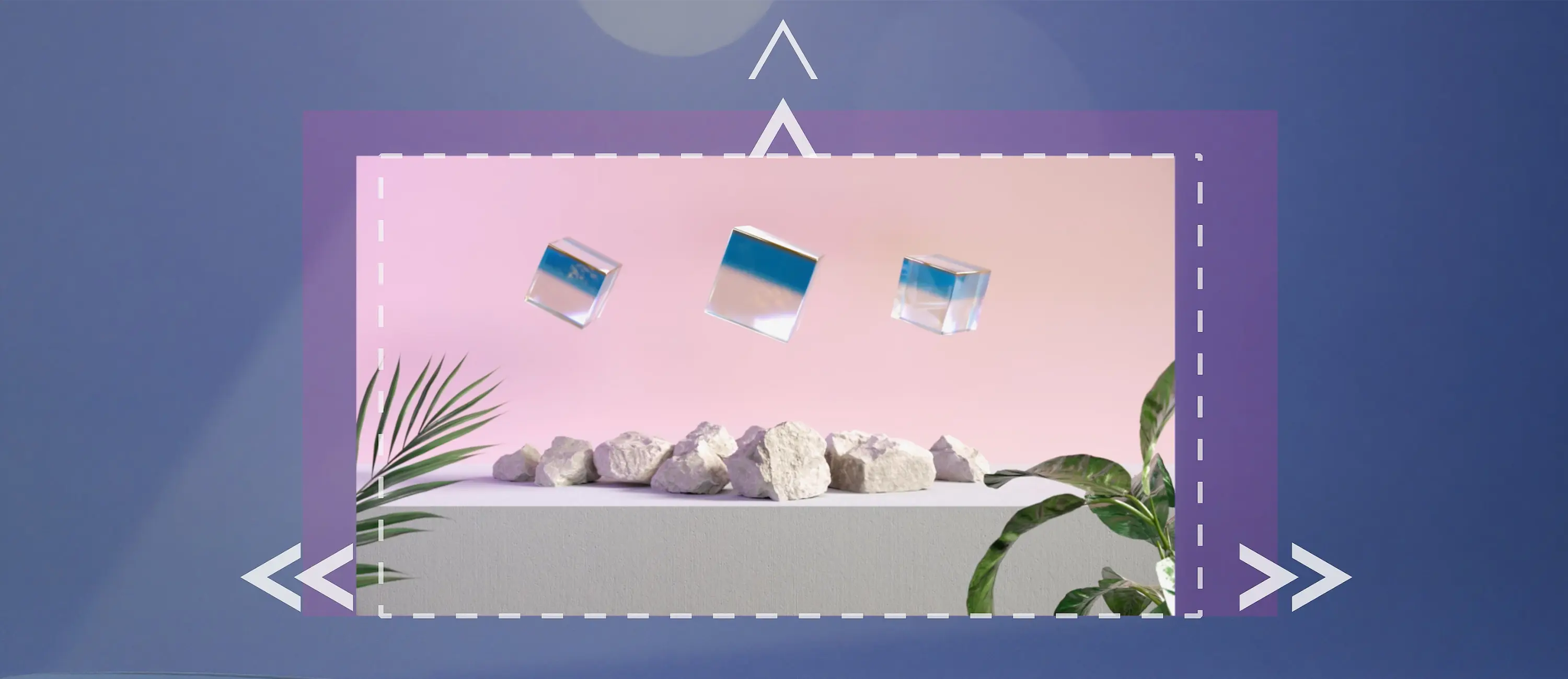 Схема проекції на стіну з позначеним діапазоном регулювання зображення, що показує гнучкі методи встановлення