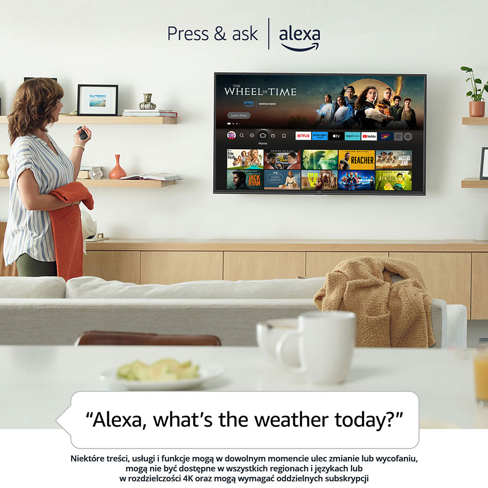 Ty mówisz. Alexa wyświetla