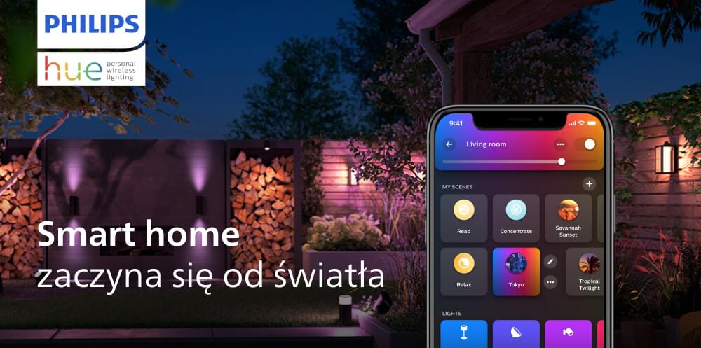 Philips Hue White and color ambiance Kinkiet zewnętrzny Appear