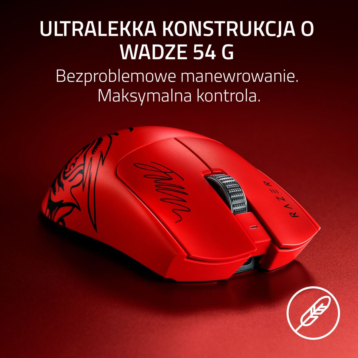 Razer Viper V3 Pro Faker Edition [新品] Mysz Razer Viper V3 Pro Faker Edition Czerwony