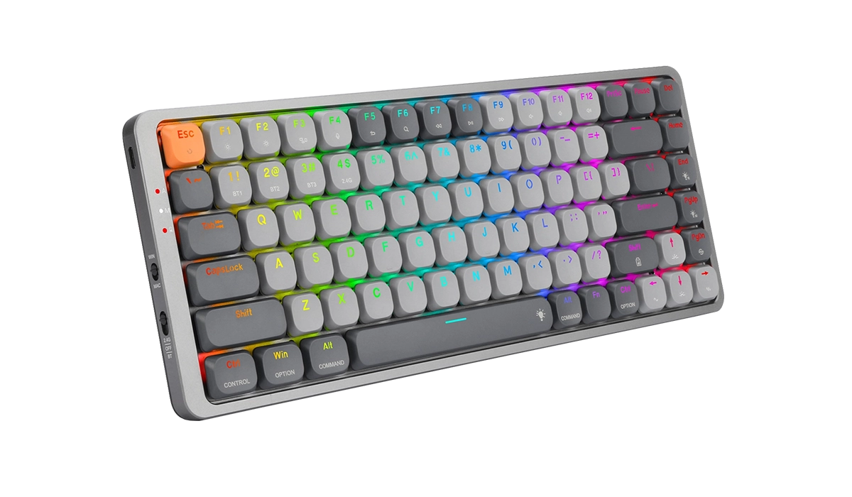 Klawiatura mechaniczna Redragon K652 Azure RGB Szary - Opinie