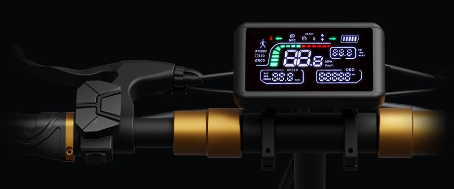 Кермо самоката Ruptor R1 Lite v2 з РК-дисплеєм (рідкокристалічний дисплей)