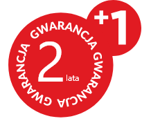 2 lata gwarancji