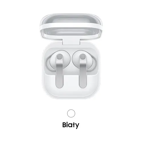 Знімок упаковки навушників Galaxy Buds4 Pro White