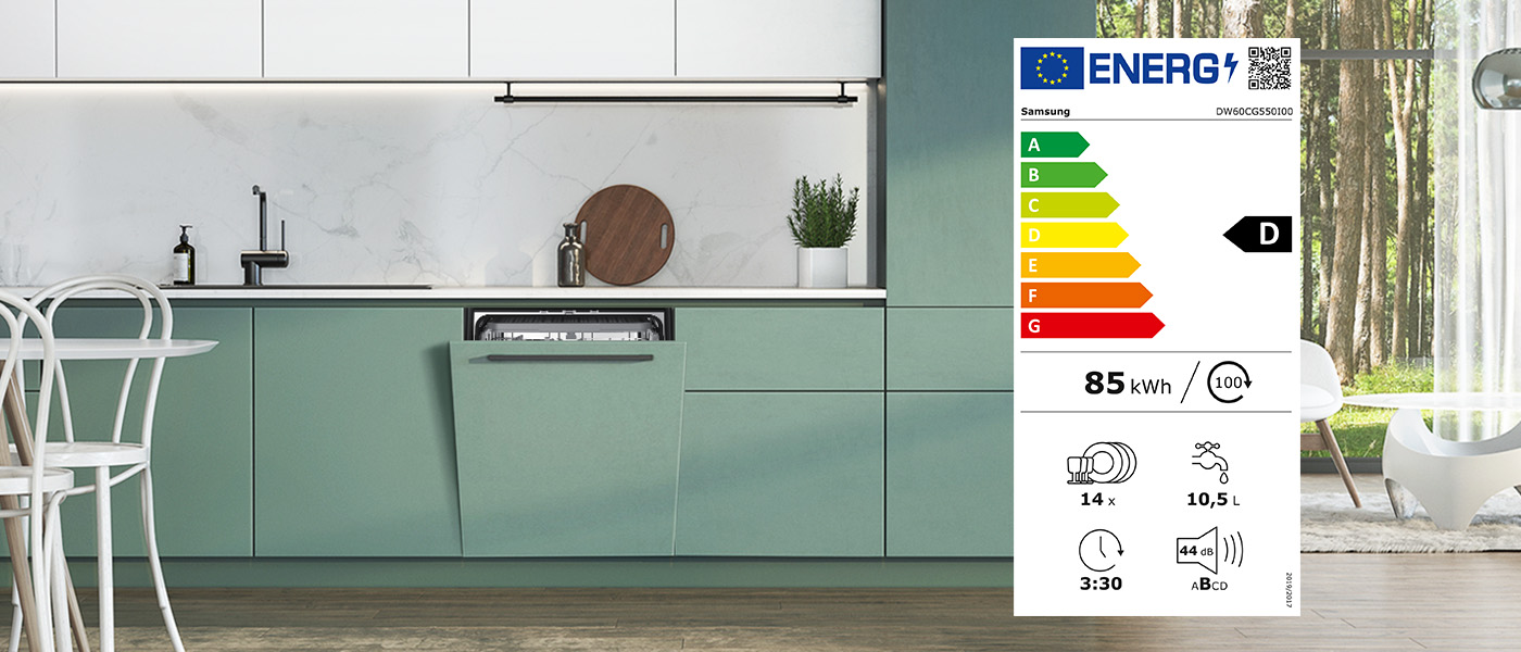 Посудомийна машина Samsung DW60CG550I00ET – енергозберігаюча та елегантна – RTV EURO AGD