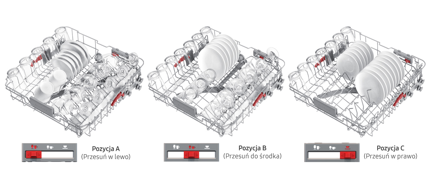 Посудомийна машина Samsung DW60CG550I00ET - гнучке завантаження - RTV EURO AGD