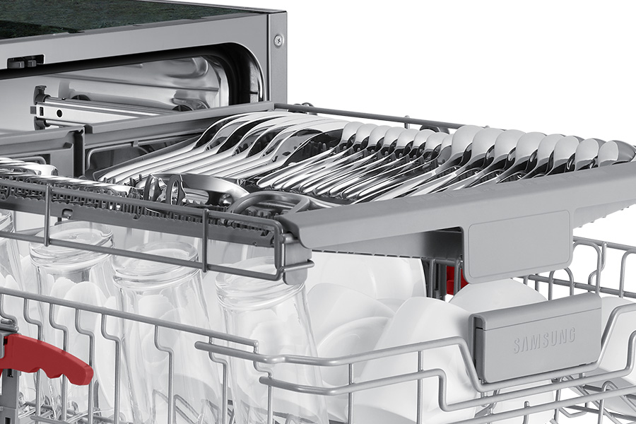 Посудомийна машина Samsung DW60CG550I00ET - висувний ящик для столових приборів - RTV EURO AGD