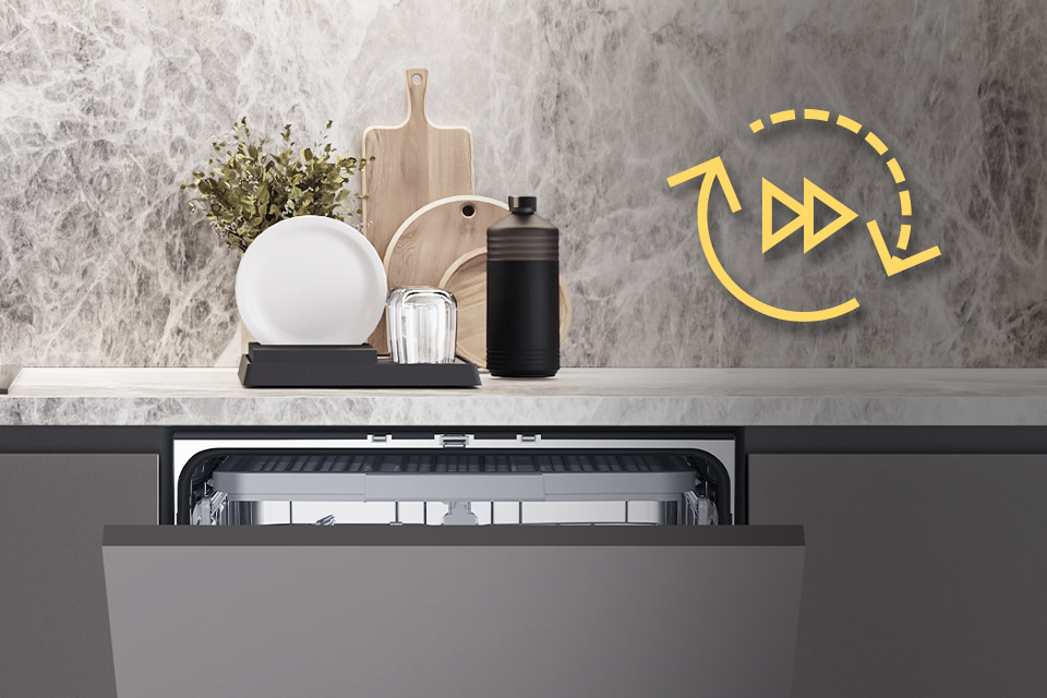 Посудомийна машина dw60dg770i00u1 з функцією підсилення швидкості