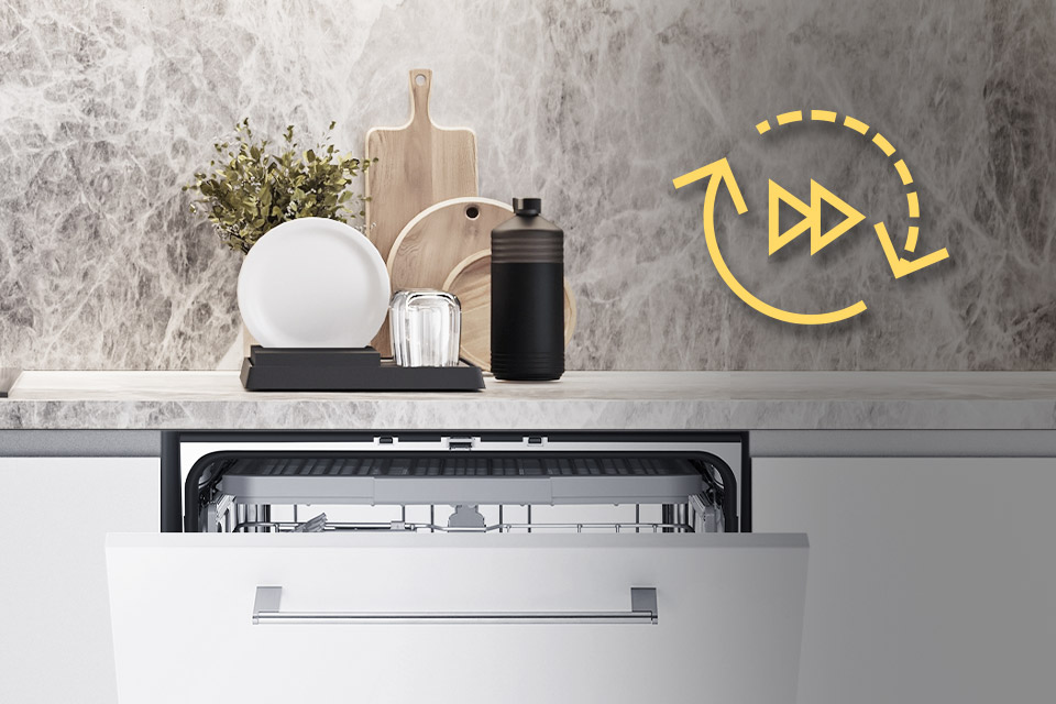 посудомийна машина з функцією підсилення швидкості
