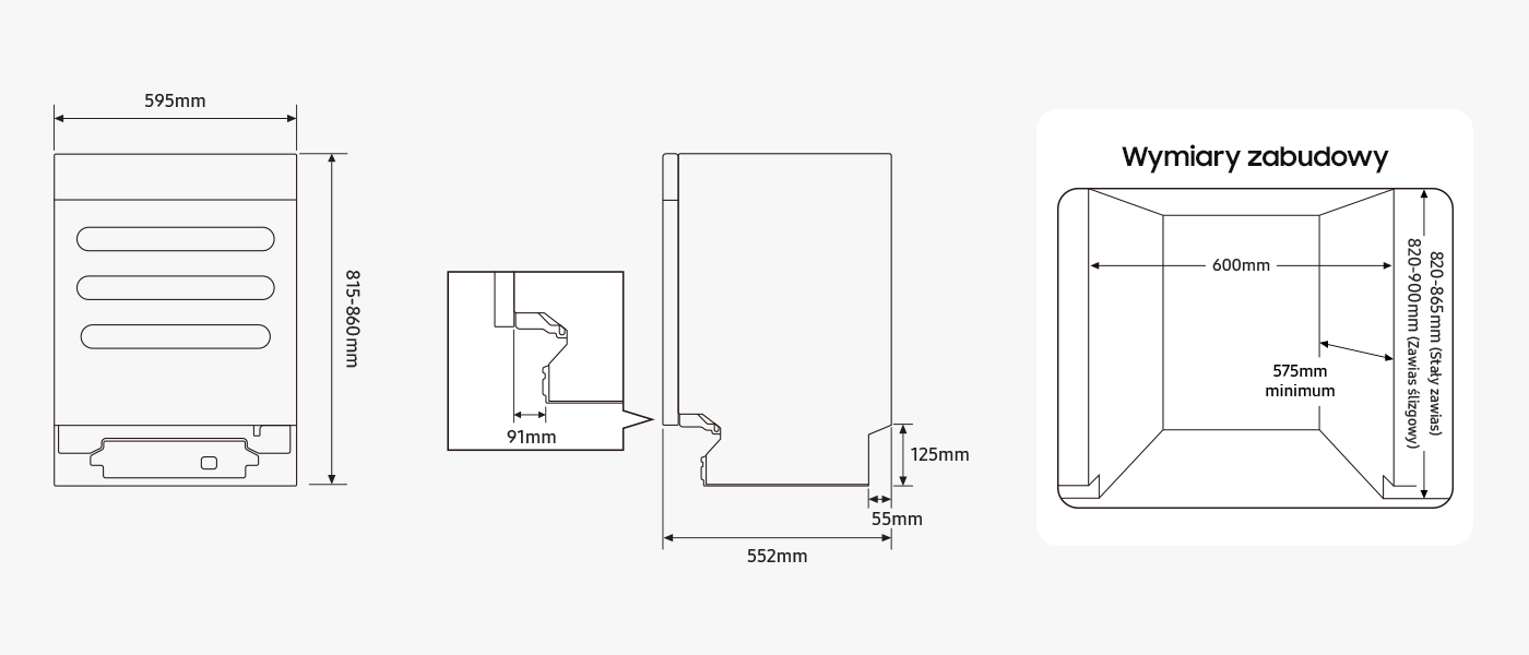 Розміри dw60dg772b00u1