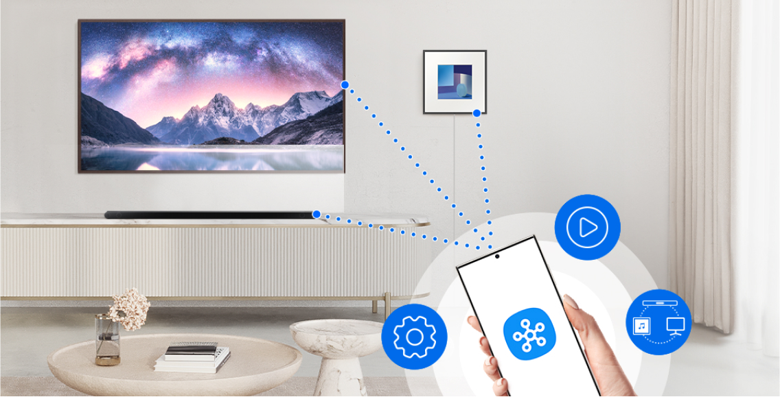 Тонка звукова панель Smartthings 2024 року