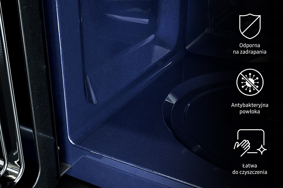 Міцне керамічне покриття також легко чистити Міцне керамічне покриття також легко чистити