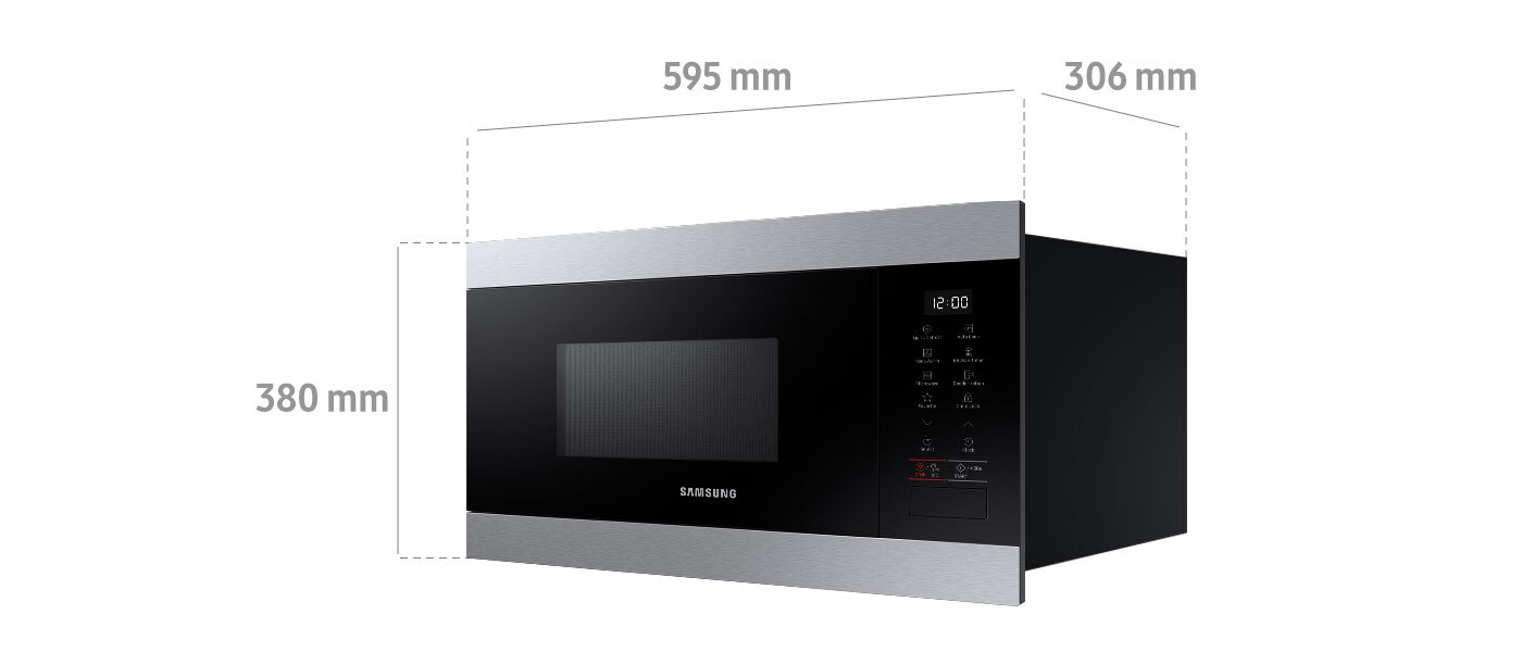 Мікрохвильова піч Samsung MS22M8254AT вбудована модель - розміри дивіться на фото Мікрохвильова піч Samsung MS22M8254AT вбудована модель - розміри дивіться на фото