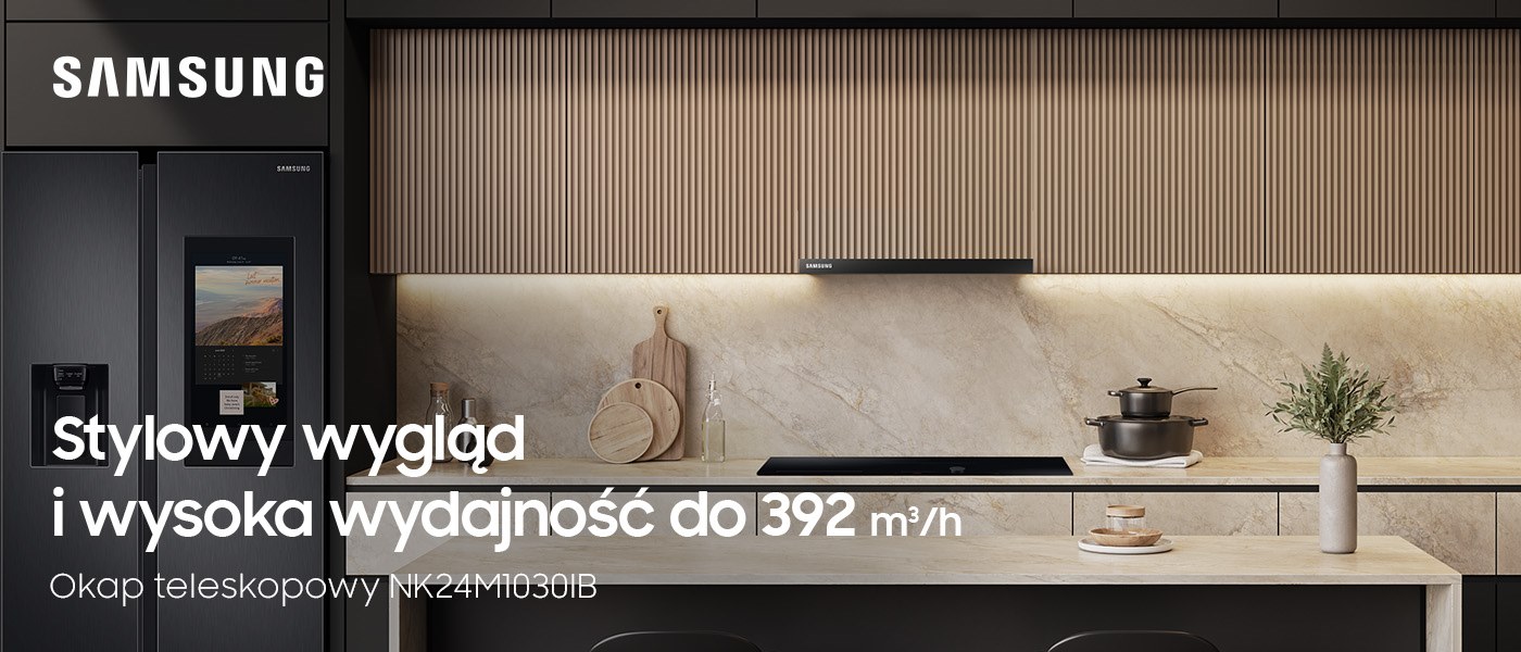 Okap teleskopowy Samsung NK24M1030IB dla RTV Euro AGD